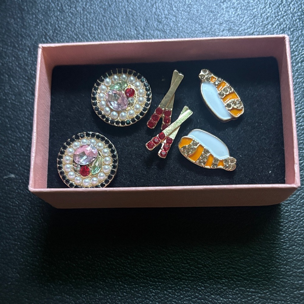 Fun sushi earrings - Picture 2 of 2